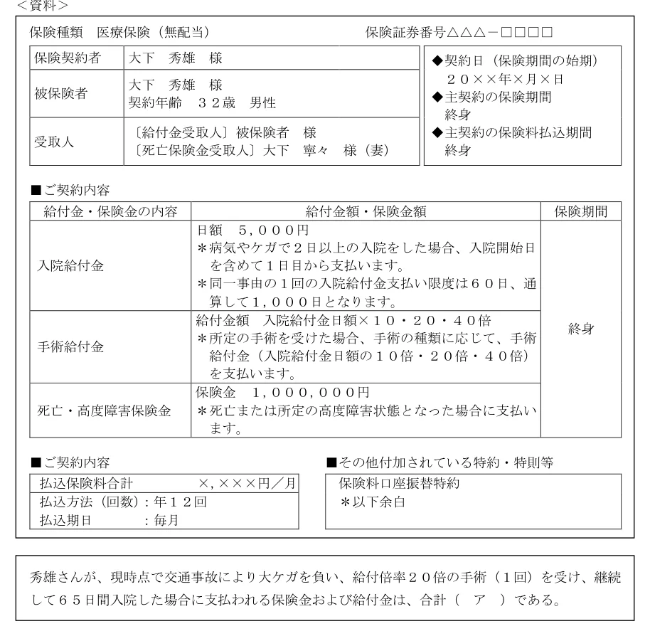 2025年5月公表 実技 問12 原典の資料(PDF 9ページ)。タップで拡大