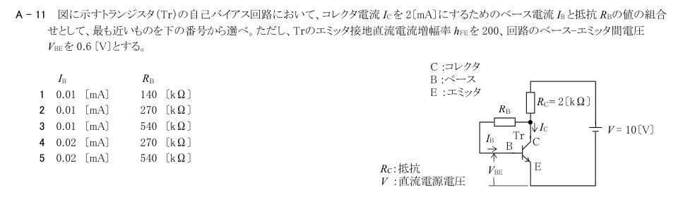 公式原問 A11 の図・数式・番号付き語群（原典配置）