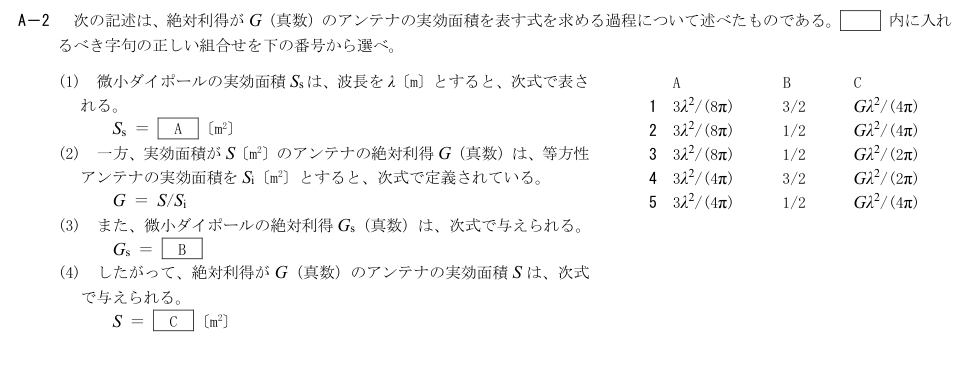 公式原問 A2 の図・数式・番号付き語群(原典配置)