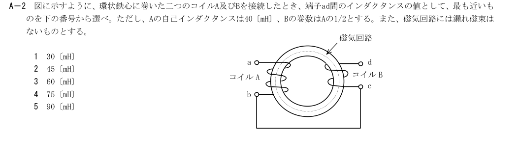 A-2の公式原問(日本無線協会)