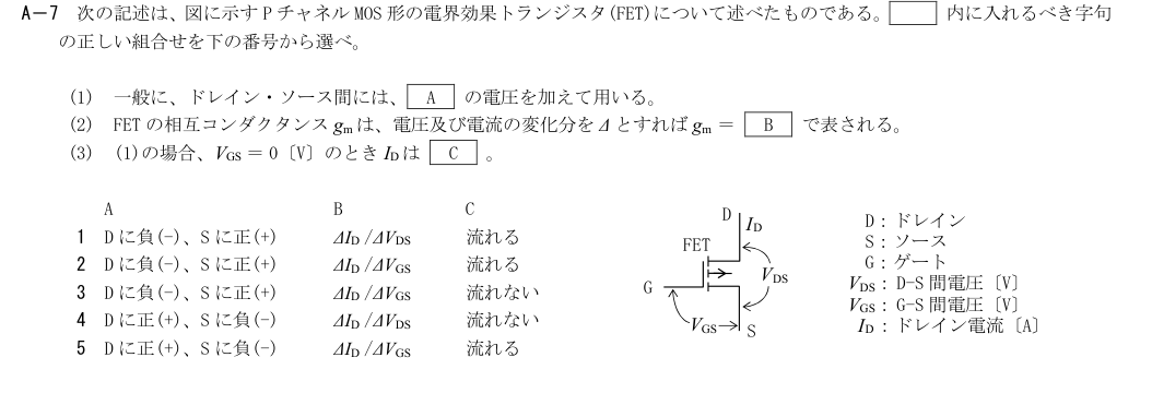 A-7の公式原問（日本無線協会）