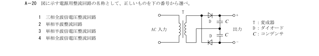 A-20の公式原問(日本無線協会)