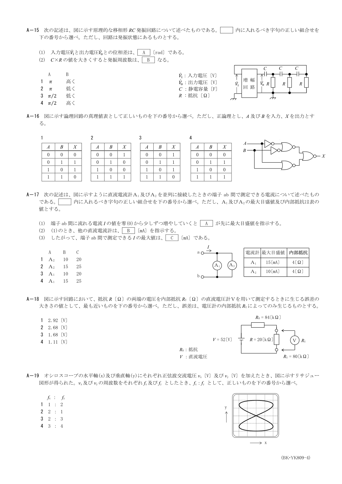 2026-09 第二級総合無線通信士 kiso A15 原PDF全頁
