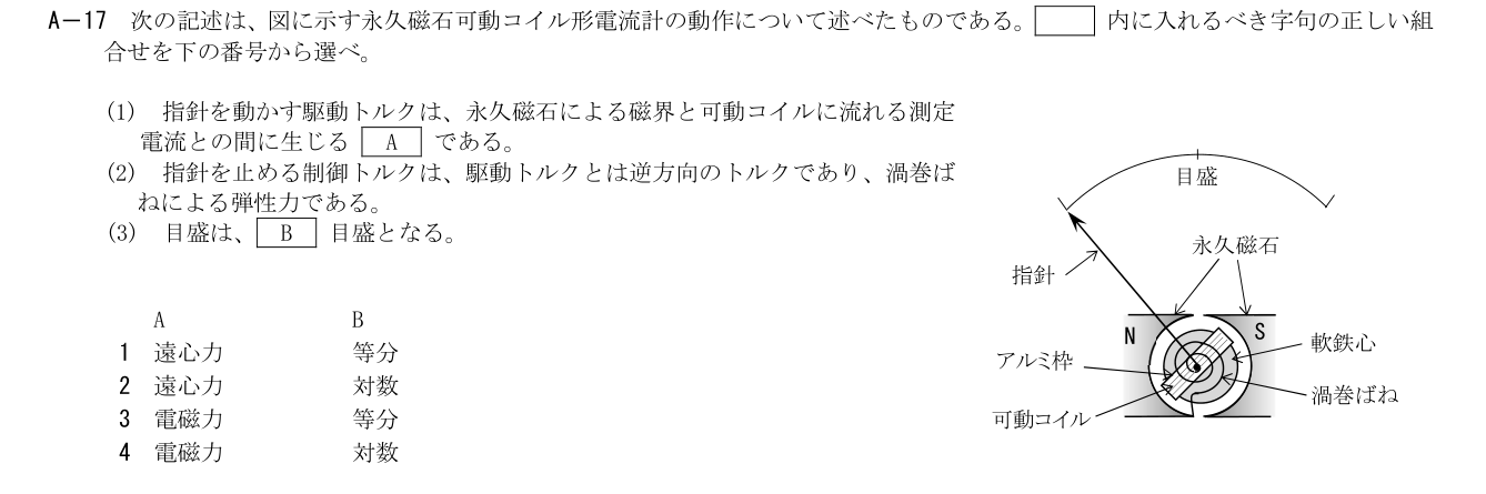 2026-03 第二級総合無線通信士 kiso A17 原問題切出し
