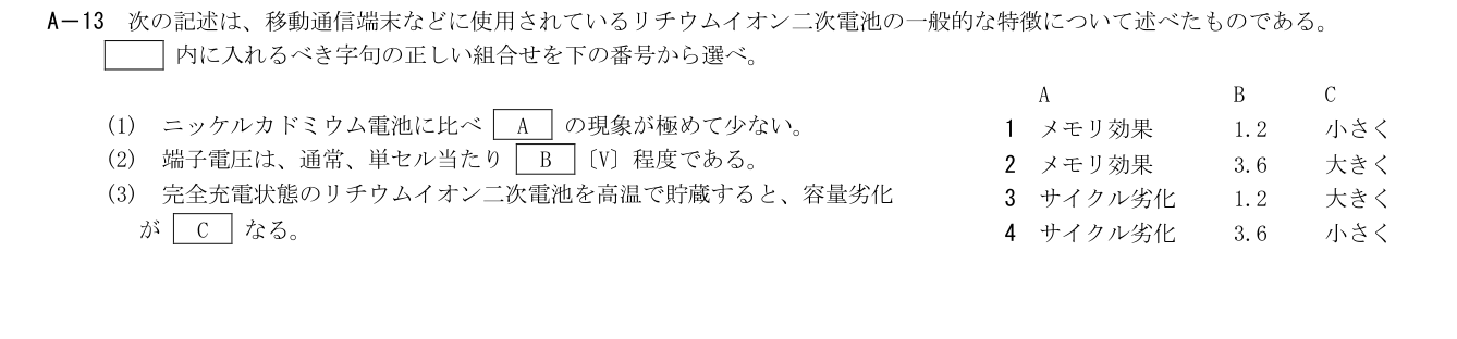 2026-09 第二級総合無線通信士 kogaku-a A13 原問題切出し