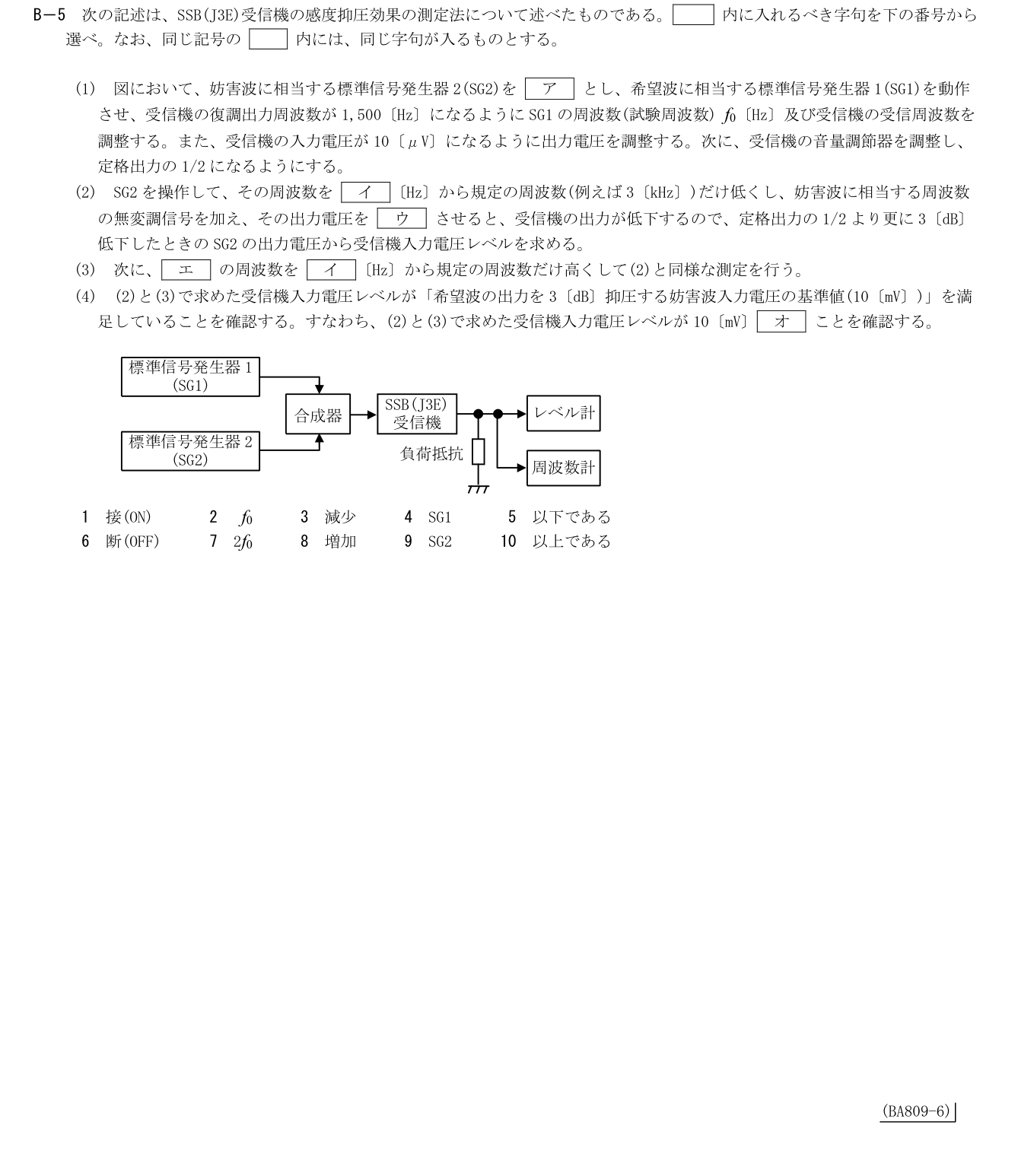 2026-09 第二級総合無線通信士 kogaku-a B5 原問題切出し