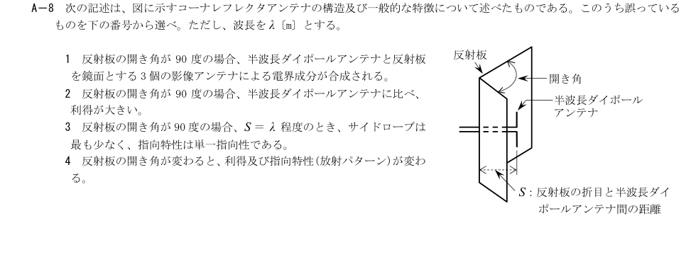 2026-09 第二級総合無線通信士 無線工学B A8 原問題画像