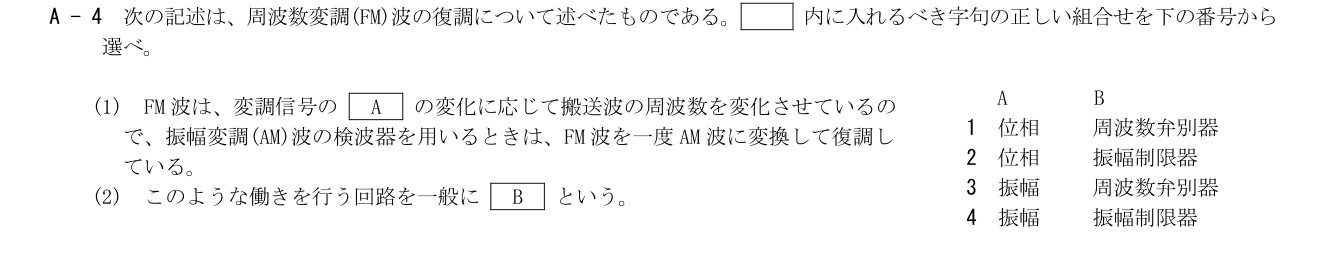 2026-09 第三級総合無線通信士 無線工学 A4 原問題画像（続き含む）
