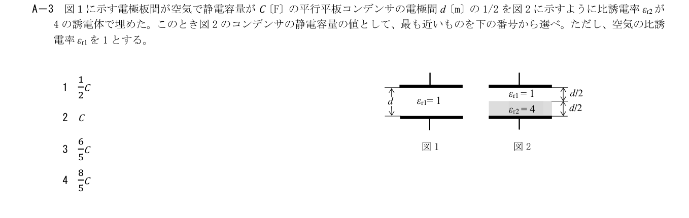 2026年9月 第二級海上無線通信士 無線工学の基礎 A3 原問題・原図・数式・選択肢