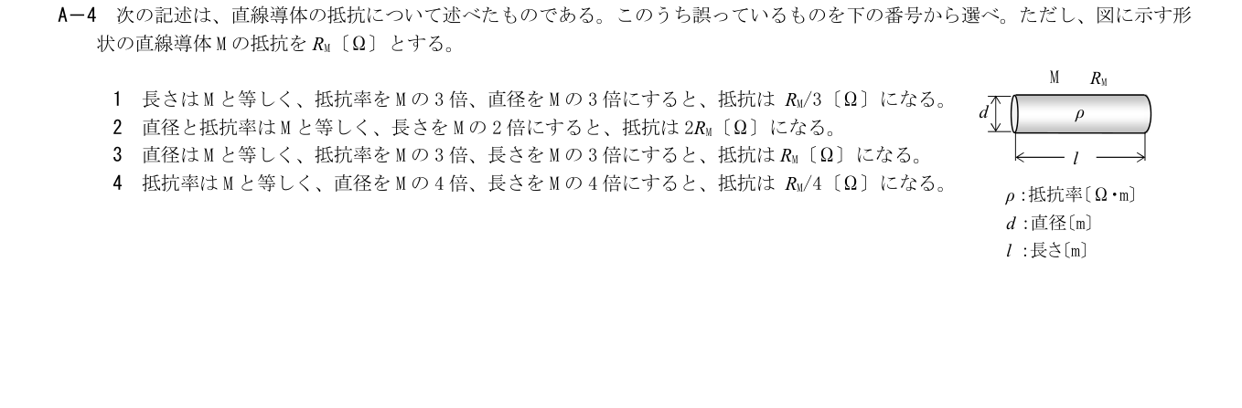 2026年9月 第二級海上無線通信士 無線工学の基礎 A4 原問題・原図・数式・選択肢