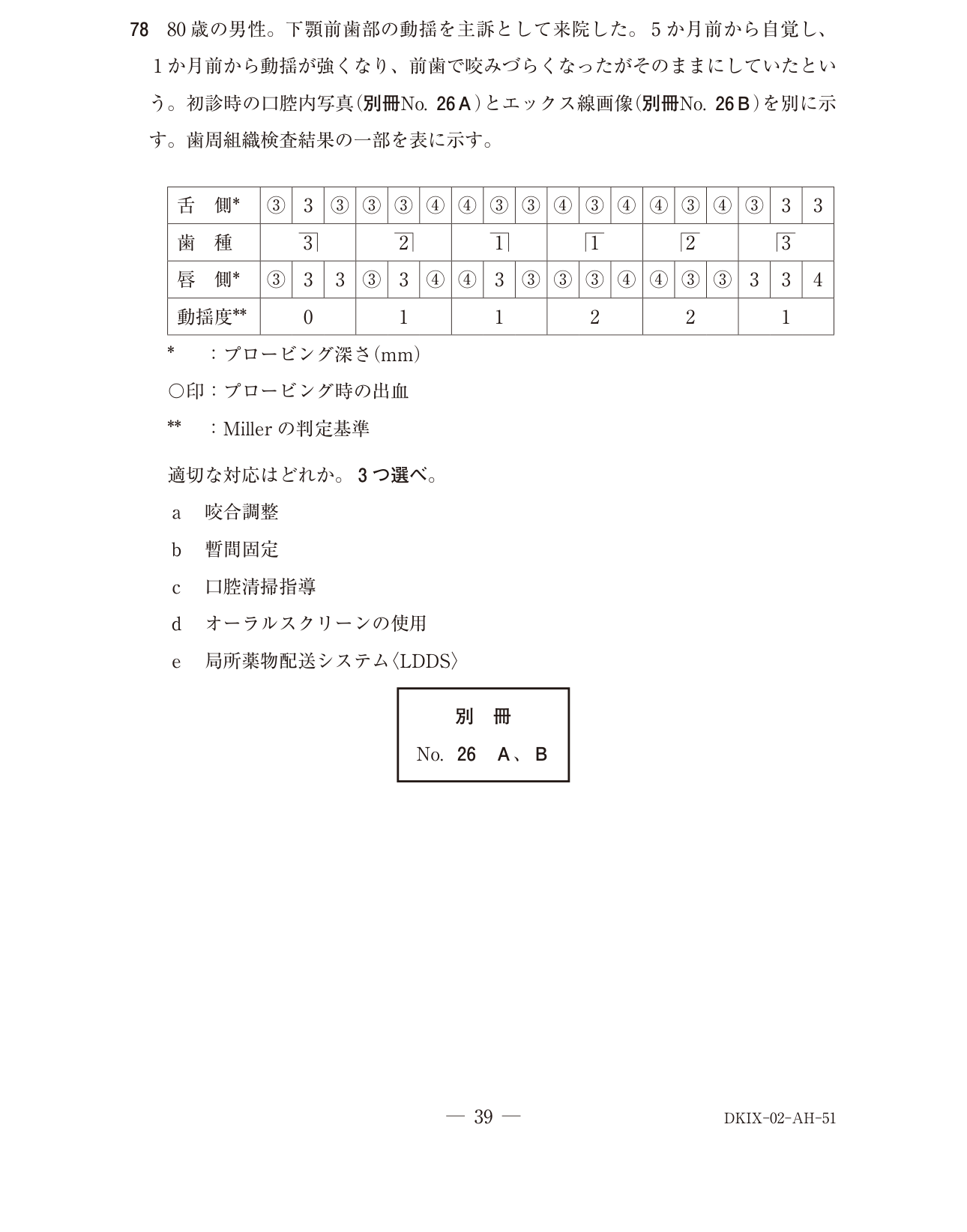 118A078 原問内の図・歯式・数式の確認用原本