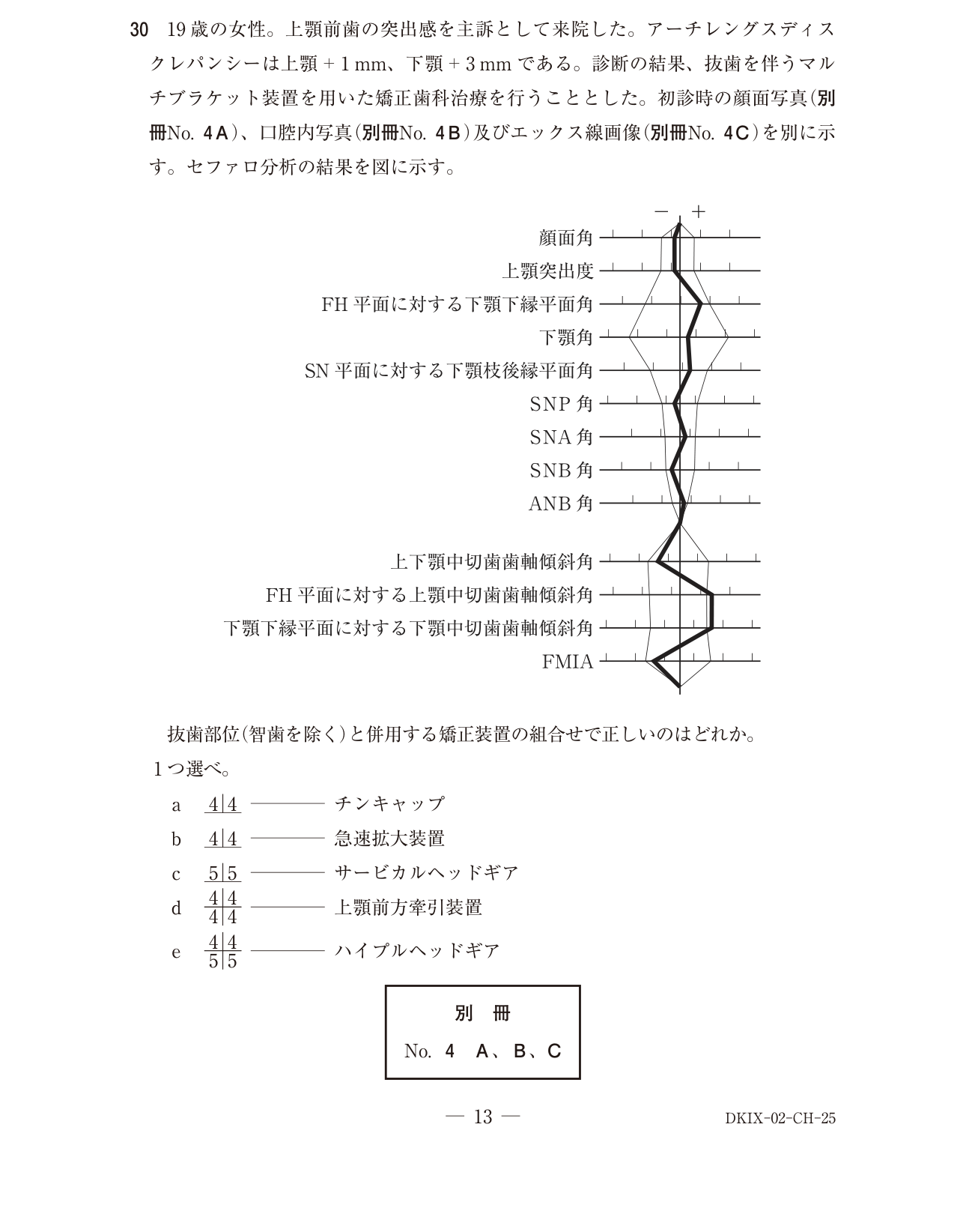 118C030 原問内の図・歯式・数式の確認用原本