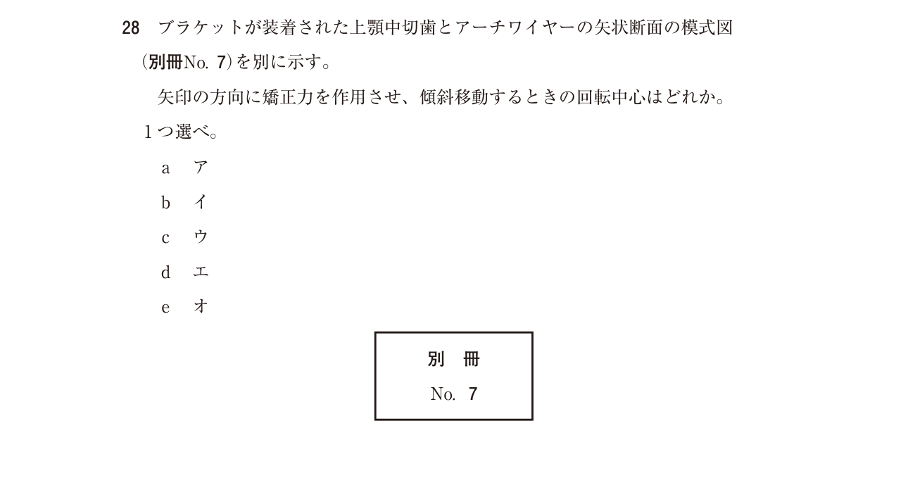118D028 原問内の図・歯式・数式の確認用原本