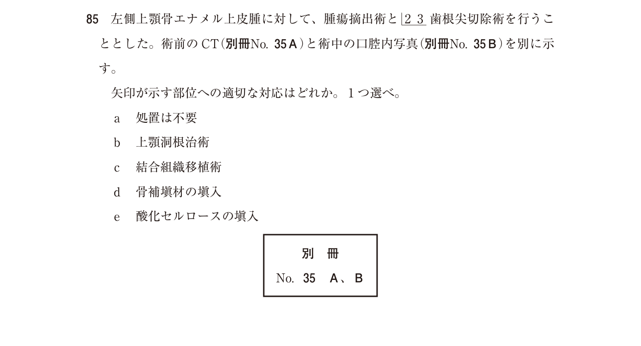 118D085 原問内の図・歯式・数式の確認用原本